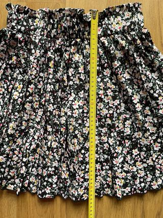 Falda plisada estampada floreada -Shein XS