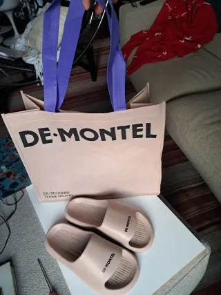Ciabatte DE MONTEL 40-41 + Tote Bag