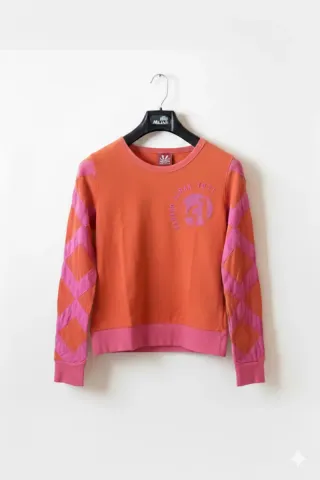 Camiseta KEJO manga larga naranja y rosa Talla 42