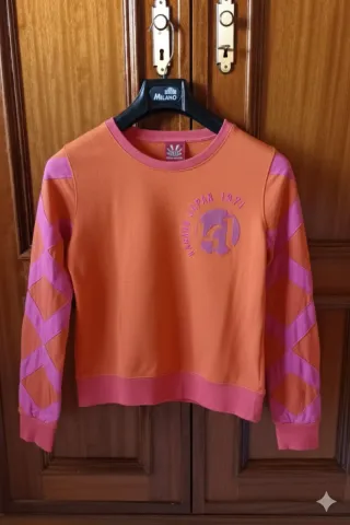 Camiseta KEJO manga larga naranja y rosa Talla 42