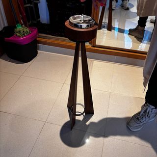 Cenicero Vintage Madera Magnético Desmontable