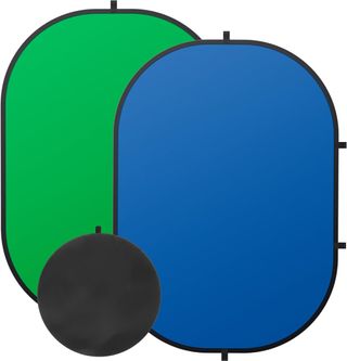 Croma verde y azul 200x150 cm plegable portátil