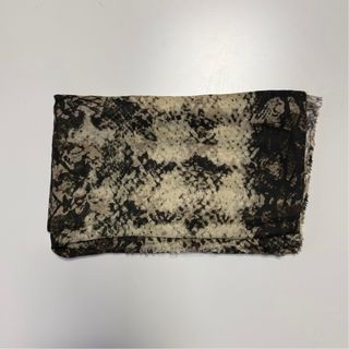 Sciarpa artigianale beige e marrone