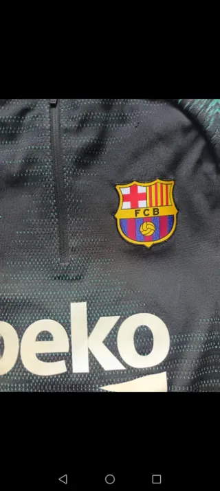 Sudadera Barcelona Entrenamiento Nike Vaporknit