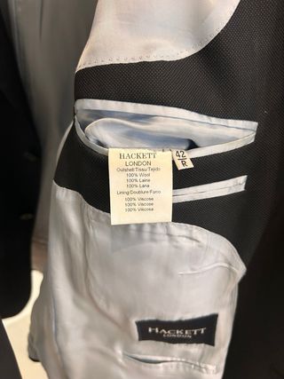 Traje Hackett Azul Marino talla 42