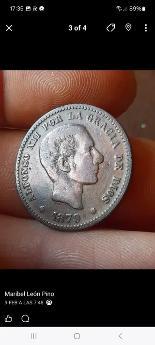 Moneda Alfonso XII 1879