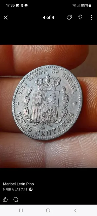 Moneda Alfonso XII 1879