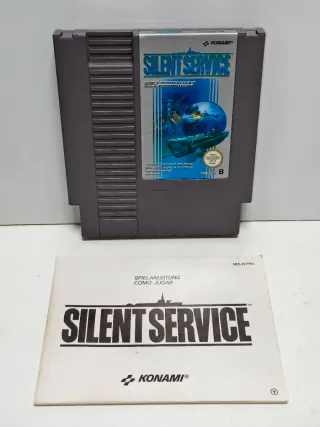Silent Service Nintendo NES Konami
