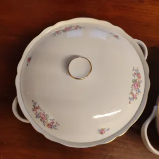 Coppia Zuppiere Richard Ginori Porcellana