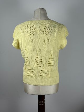 Maglione donna vintage giallo taglia S