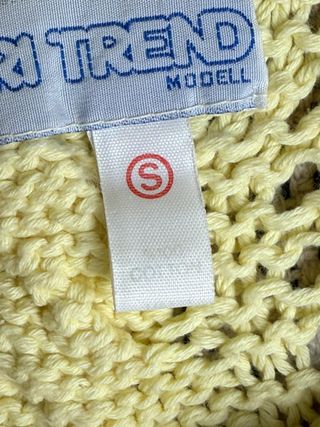 Maglione donna vintage giallo taglia S