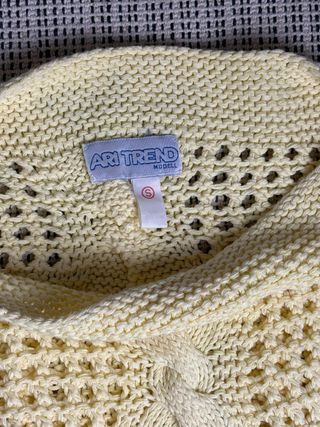 Maglione donna vintage giallo taglia S