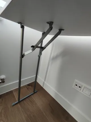 Columna escritorio estantería plegable