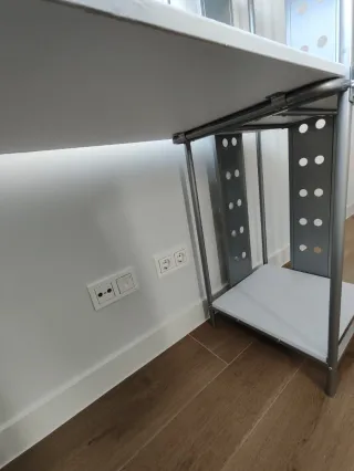 Columna escritorio estantería plegable