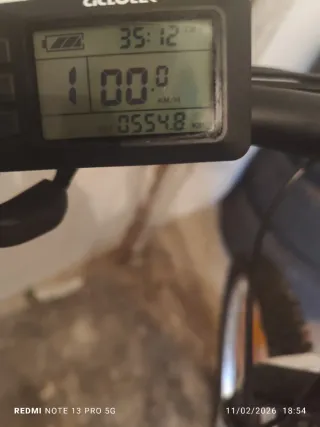 Bicicleta Eléctrica Roja Esperia,