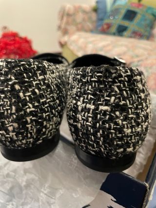 Ballerine FRAU  in Pelle e Tweed N.39