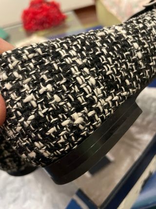 Ballerine FRAU  in Pelle e Tweed N.39