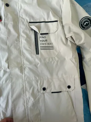 Chaqueta blanca hombre nueva