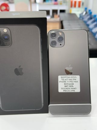 iPhone 11 Pro Max 64GB /100% bat factura garantía