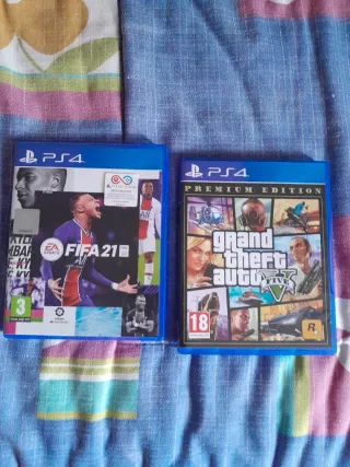 GTA V y FIFA 21 PS4 juntos o por separado