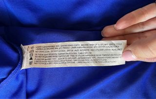 Falda plisada Lefties azul y negra Talla S