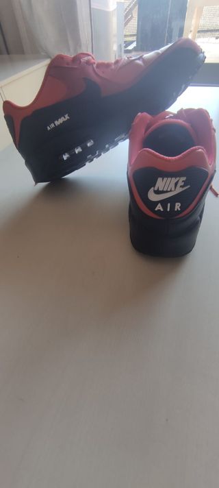 Zapatillas Nike Air Max 90 Rojas y Negras