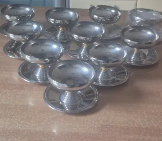 Coppe gelato acciaio inox