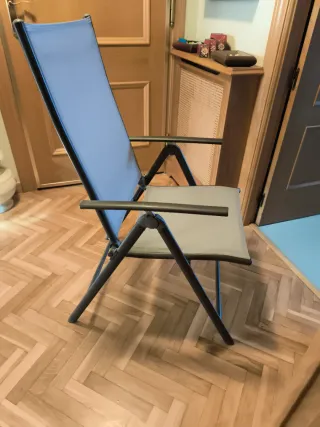 Silla reclinable terraza plegable