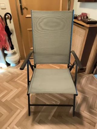 Silla reclinable terraza plegable