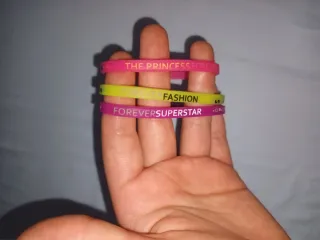 Pulseras de silicona Forever