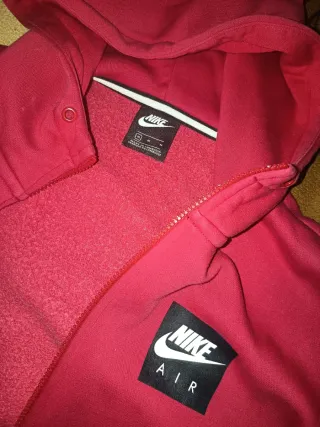 Sudadera Nike Air Roja y Negra
