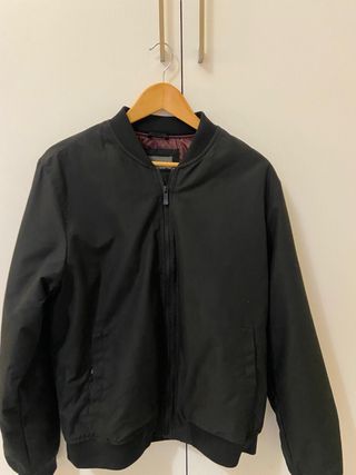 Chaqueta bomber negra Primark Talla M