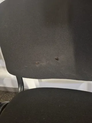 2 Sillas de Confidente Tela Negra