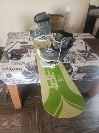 Equipo de Snowboard: Tabla y Botas