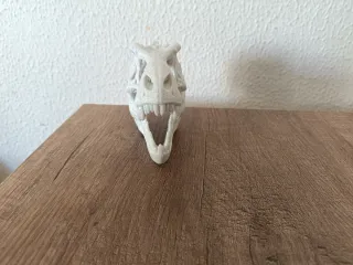 Figura Fósil Rex Impresa 3D 8 cm de alto y 12 larg