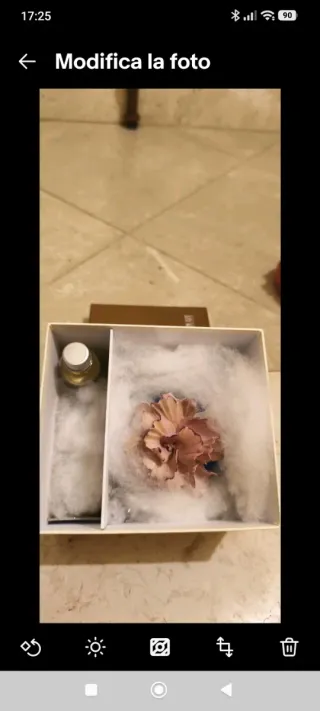 Profumatore In Fine Porcellana Di Capodimonte