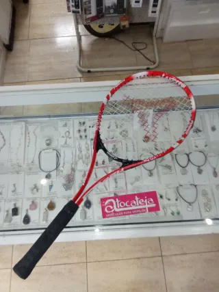 Raqueta de Tenis Smash Roja y Negra