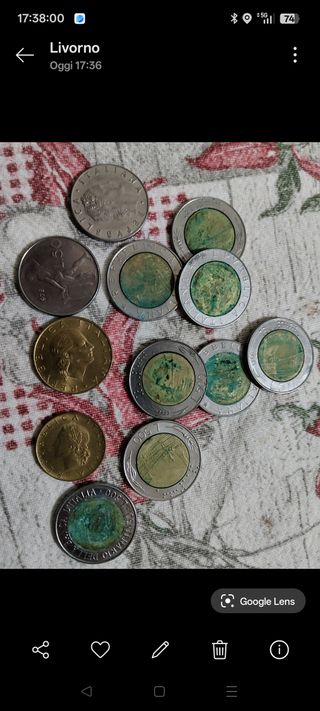 Lotto Monete Lire Italiane