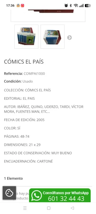 COLECCIÓN COMPLETA COMICS.