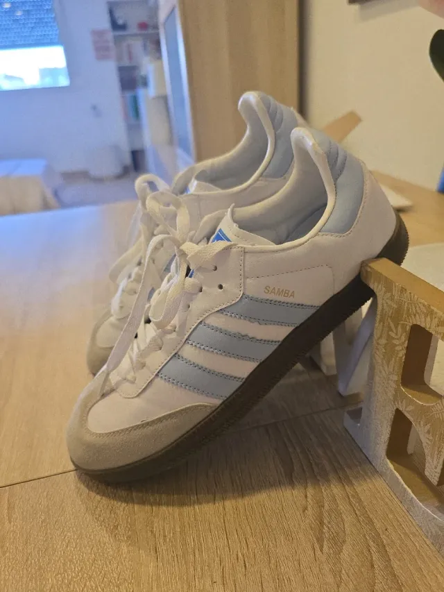 adidas gazelle silver green womens Adidas Samba LT Semi Blue Burst  Summersnkrs