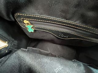 Bolso Tous Piel Negro y Marrón