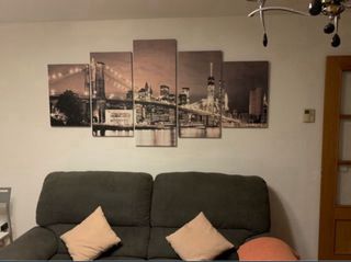 Quadro su tela XXL New York 5 pezzi