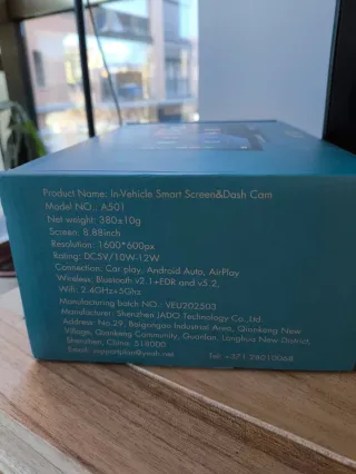 Navegador A501 CarPlay Android Auto