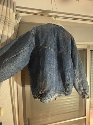 Chaqueta vaquera oversize forrada