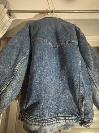 Chaqueta vaquera oversize forrada