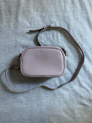 Bolso bandolera rosa pastel