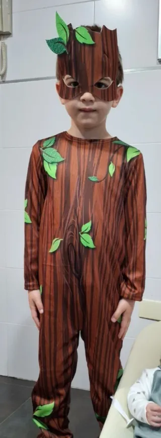 Disfraz árbol niño talla 5-6