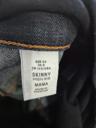 Vaqueros premamá H&M t36