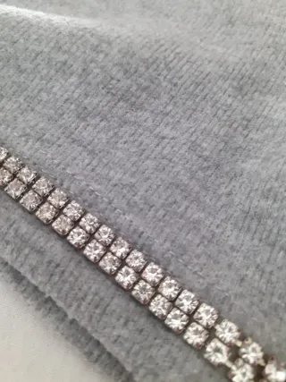 Maglione Zara Donna Grigio Taglia S