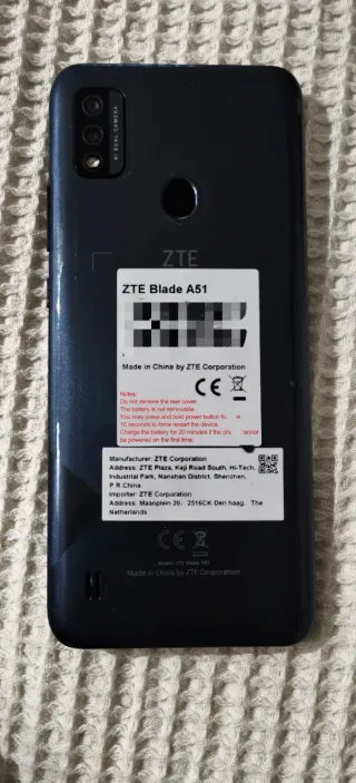ZTE Blade A51 Negro